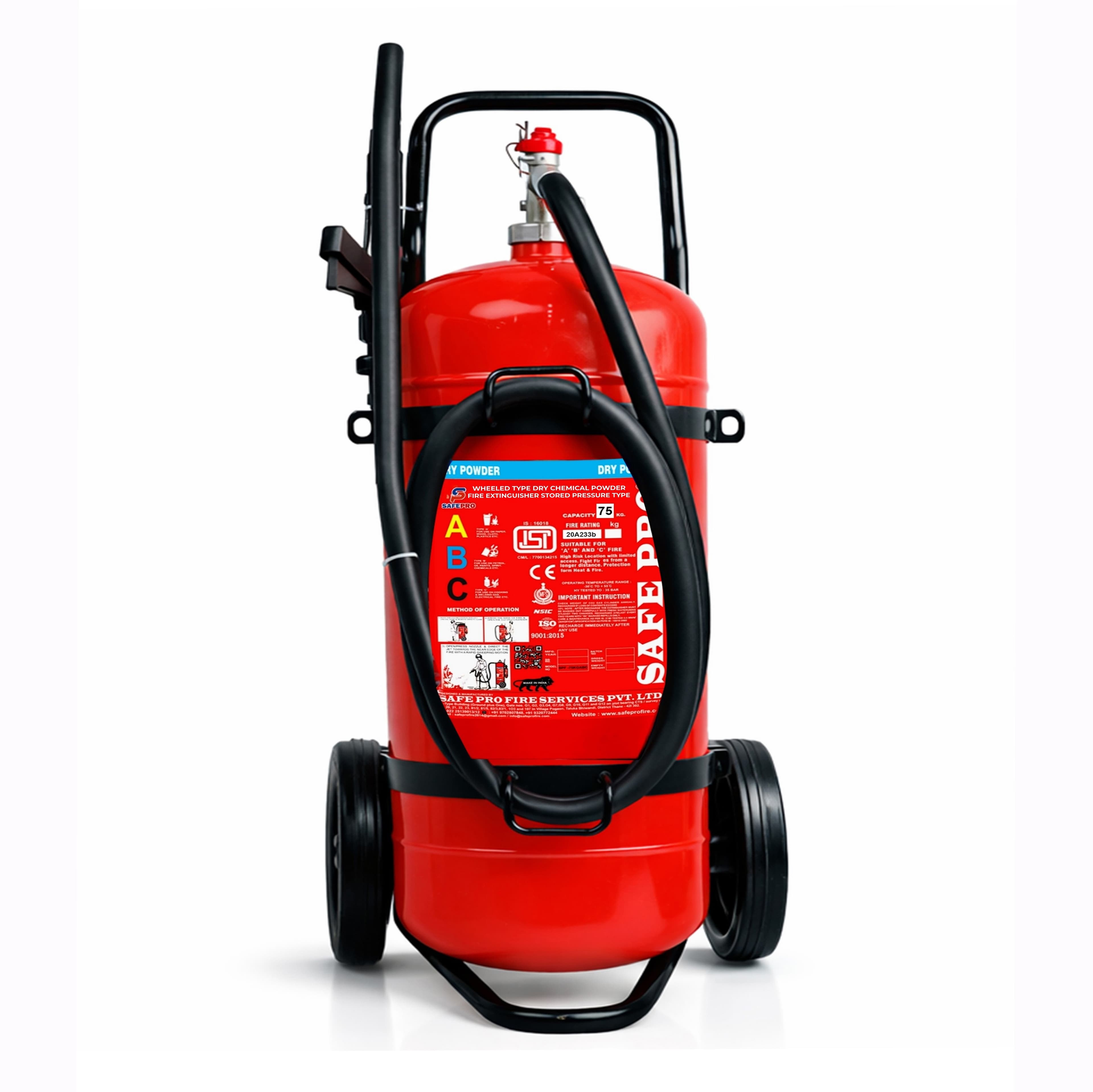 ABC Wheeled Fire Extinguisher (SP) - 75KG