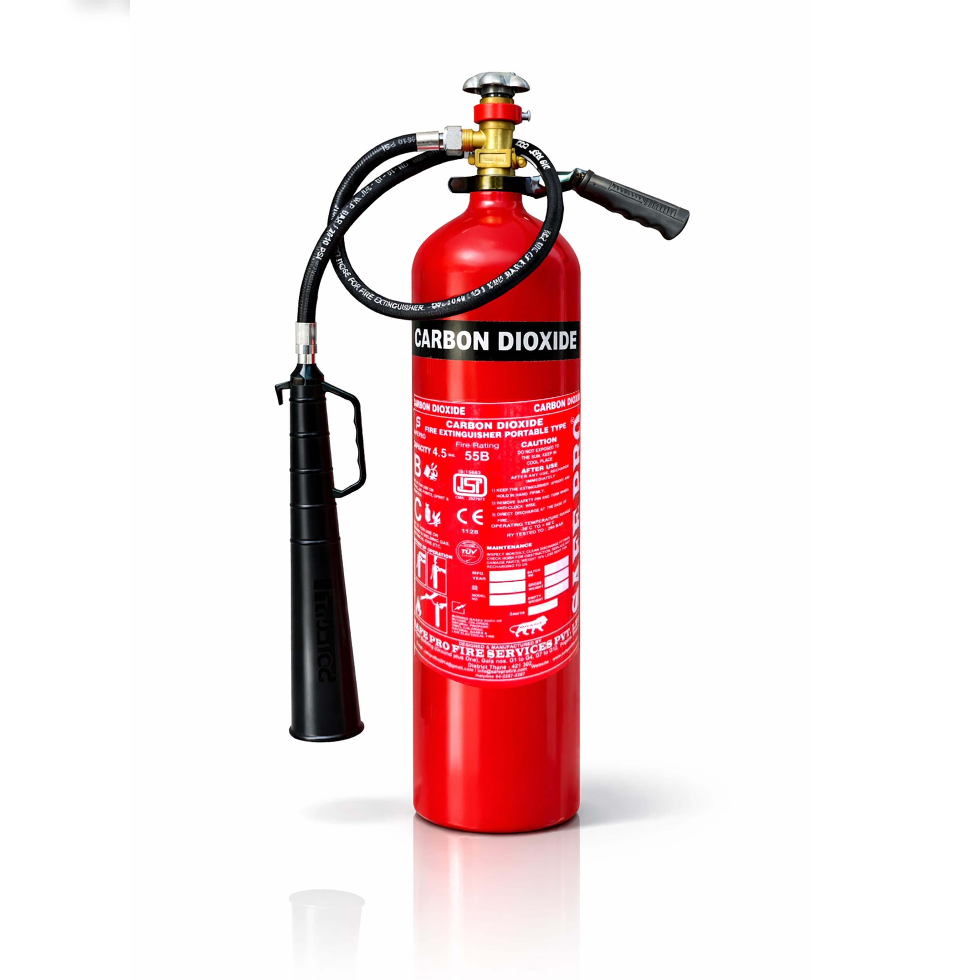 CO2 Portable Fire Extinguisher - 4.5KG