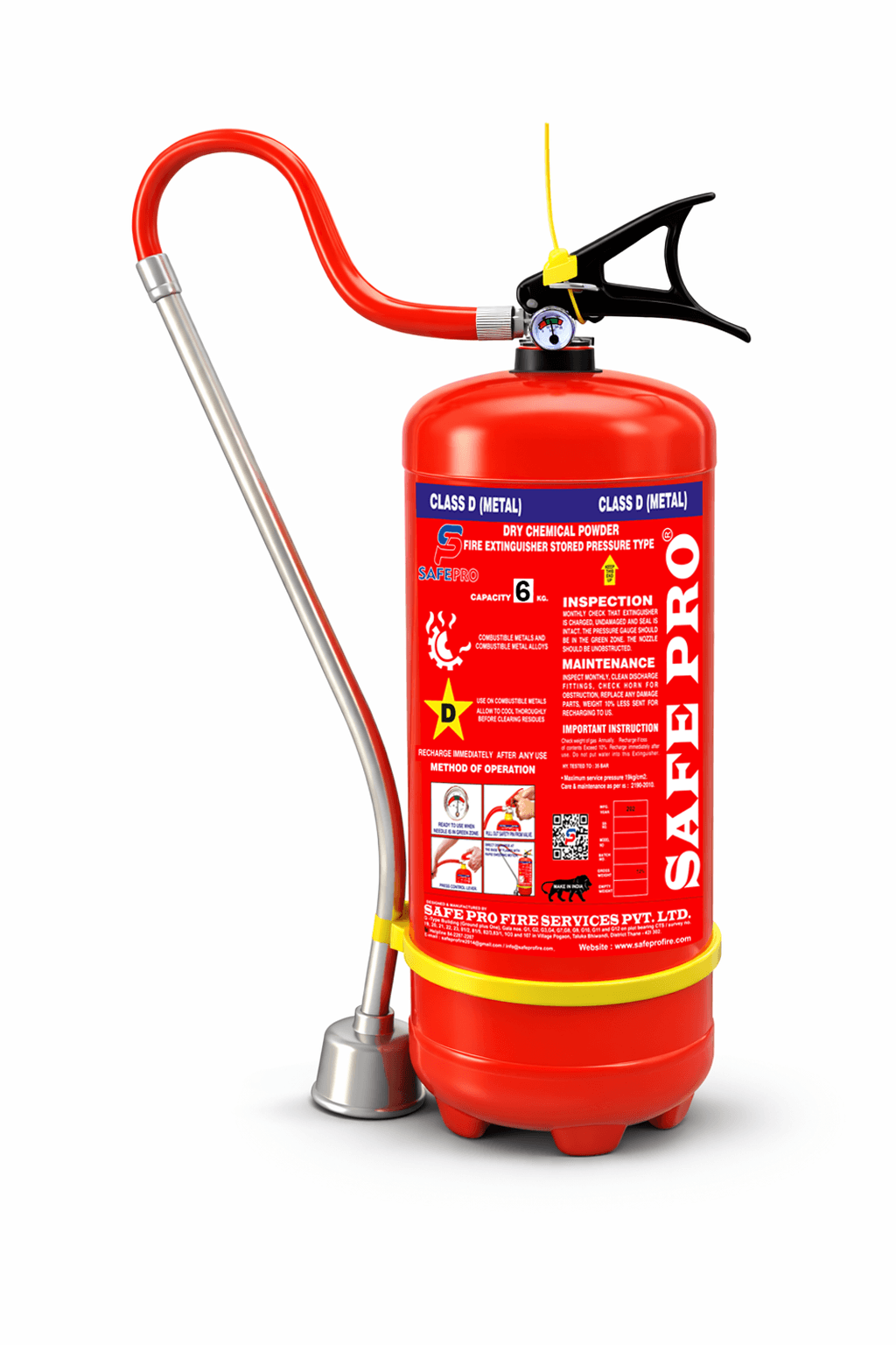 D-Type Metal Fire Extinguisher - 6KG