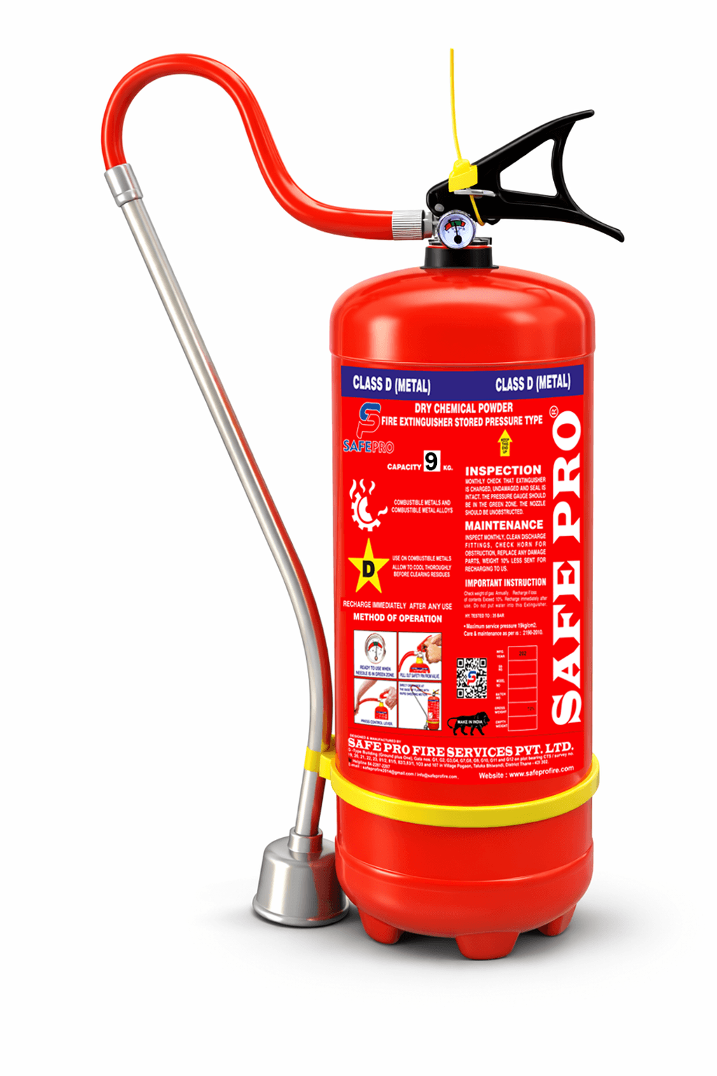 D-Type Metal Fire Extinguisher - 9KG