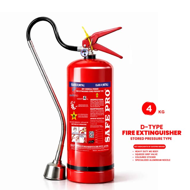 D-Type Metal Fire Extinguisher