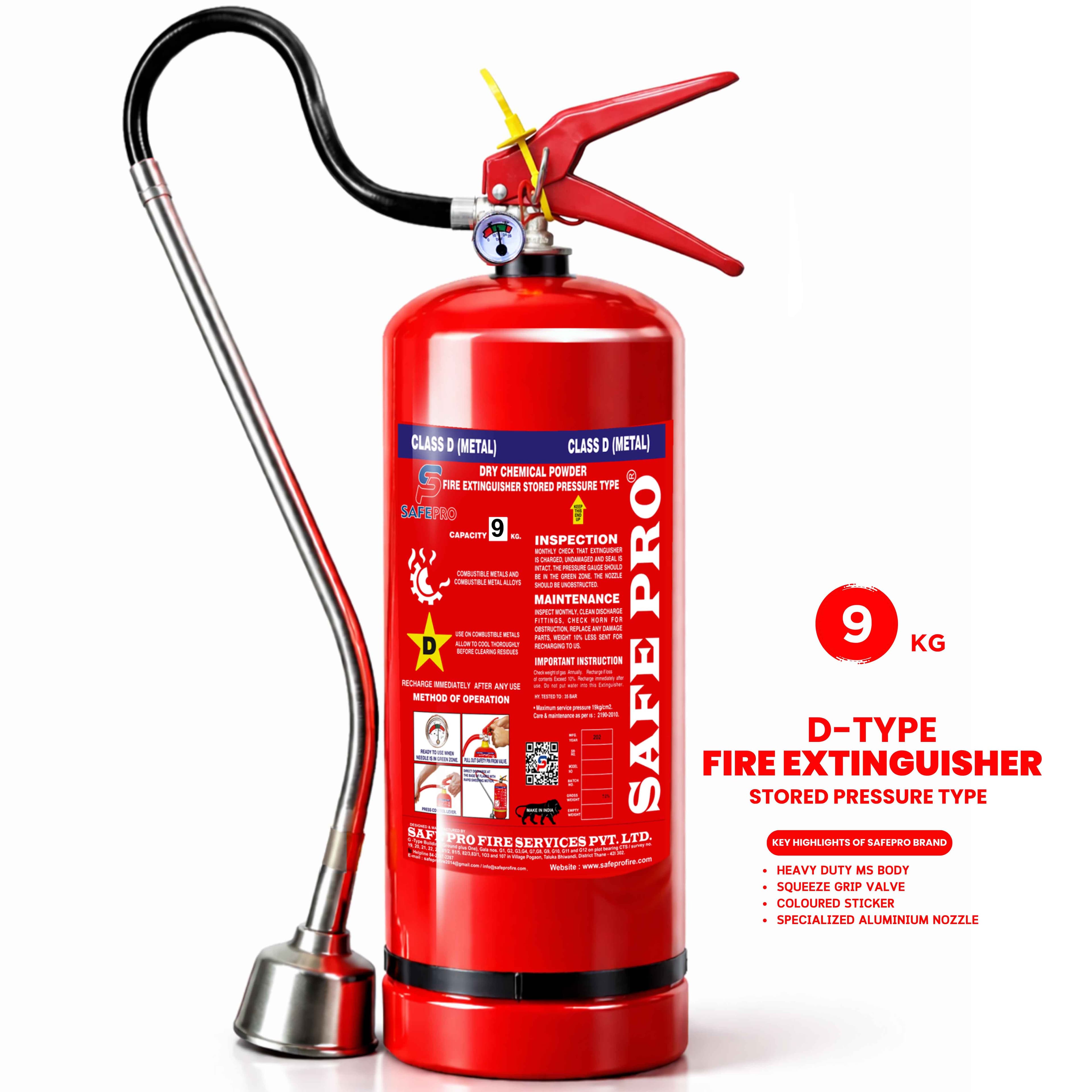 D-Type Metal Fire Extinguisher - 9KG