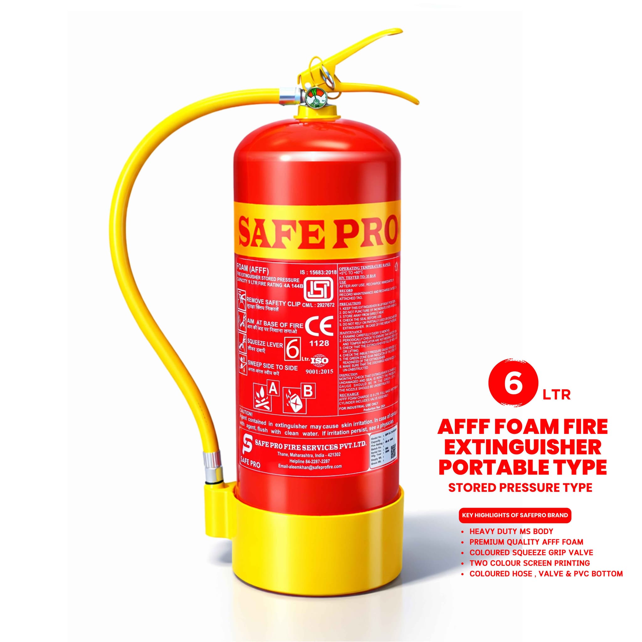 Mechanical Foam Fire Extinguisher