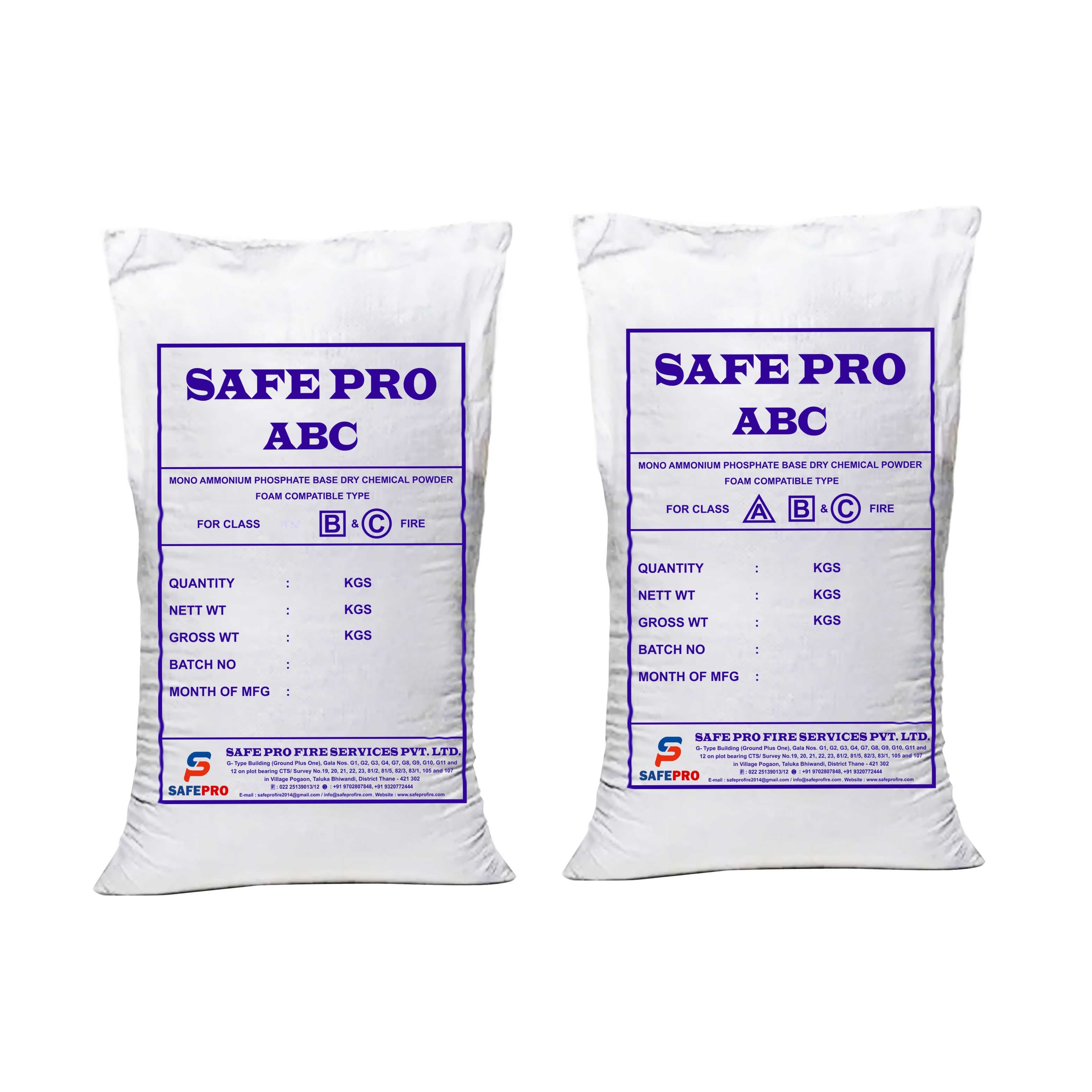 Powder Supplies - 25 KG ABC/BC