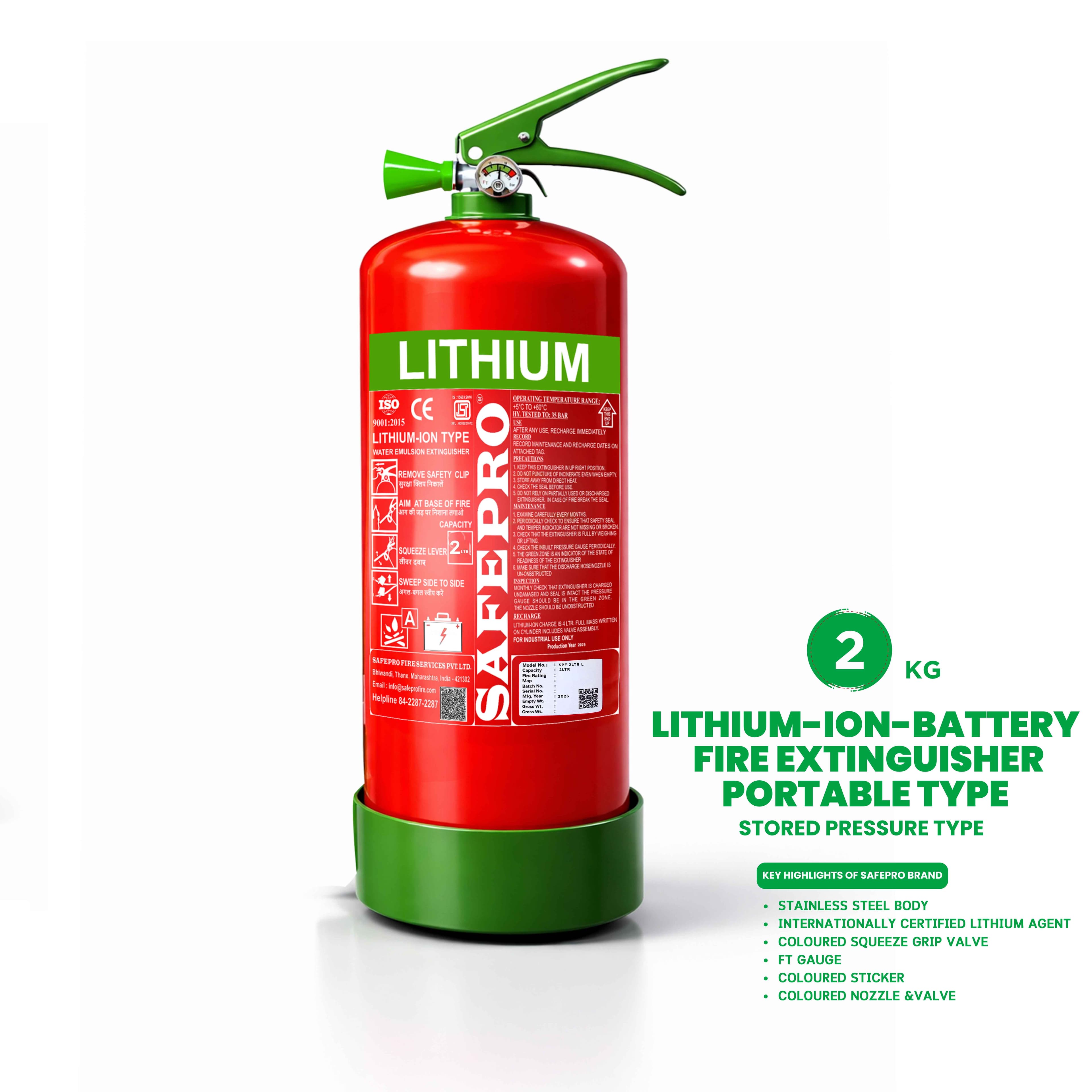 Lithium-ion Fire Extinguisher