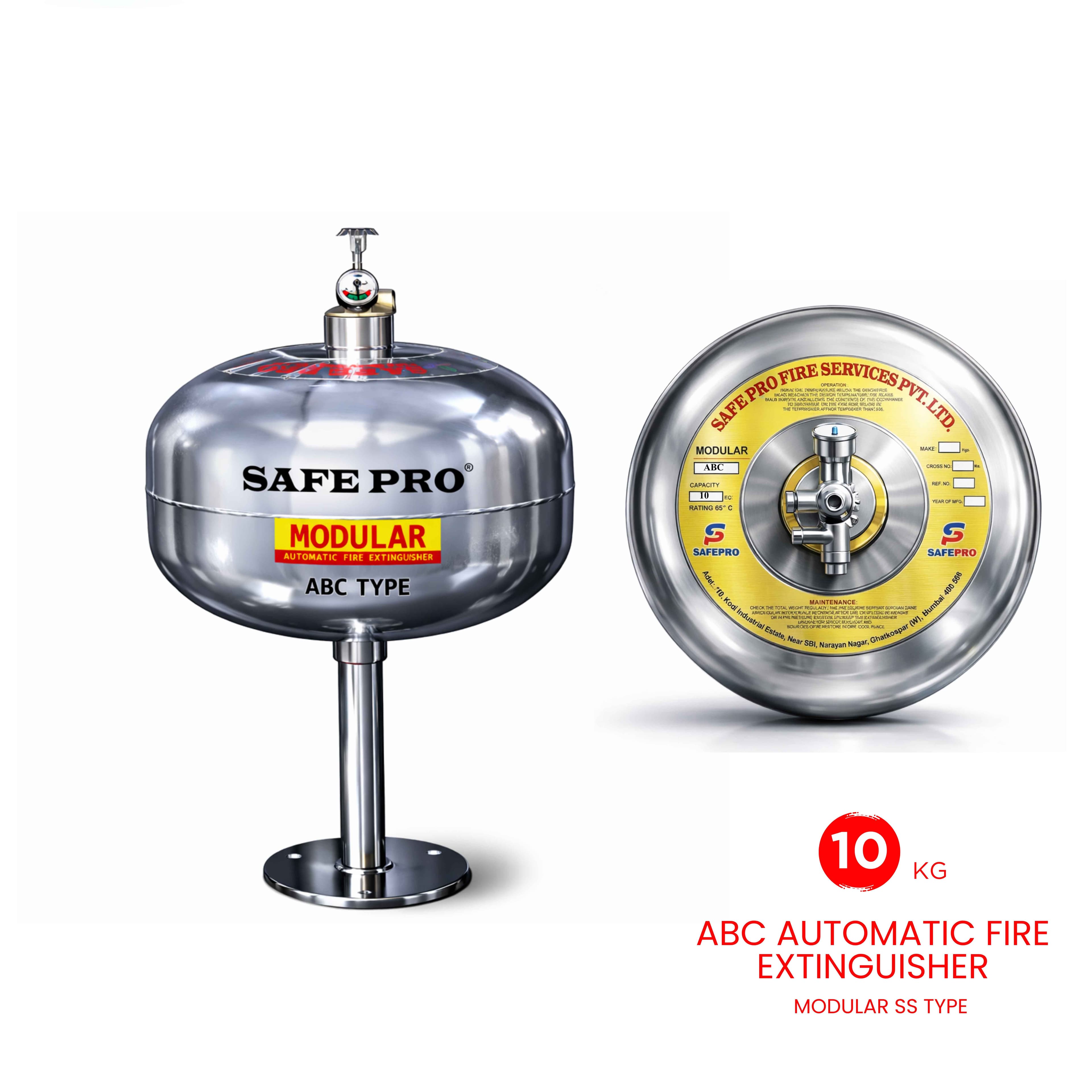 ABC Automatic Fire Extinguisher Modular SS Type - 10KG