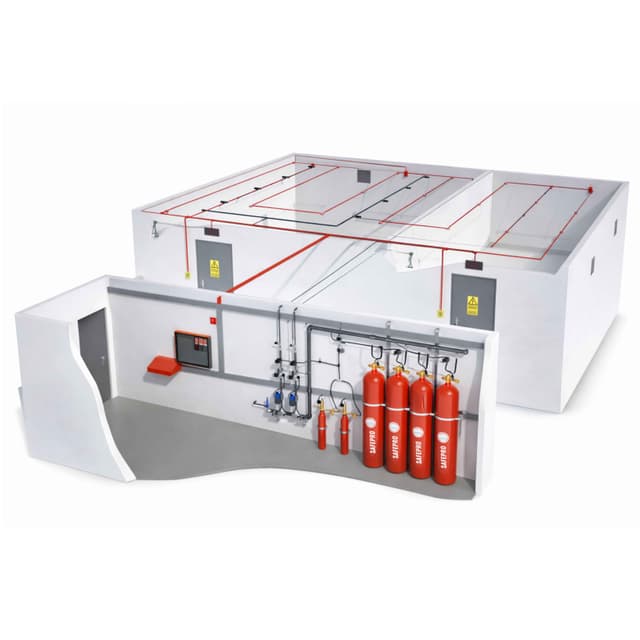 Co2 Flooding Fire Suppression System