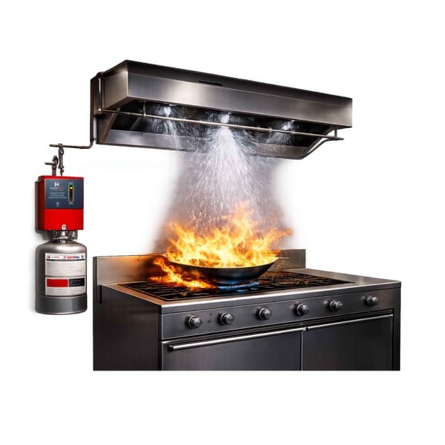 Kitchen - Wet  Chemical based Fire Suppression System