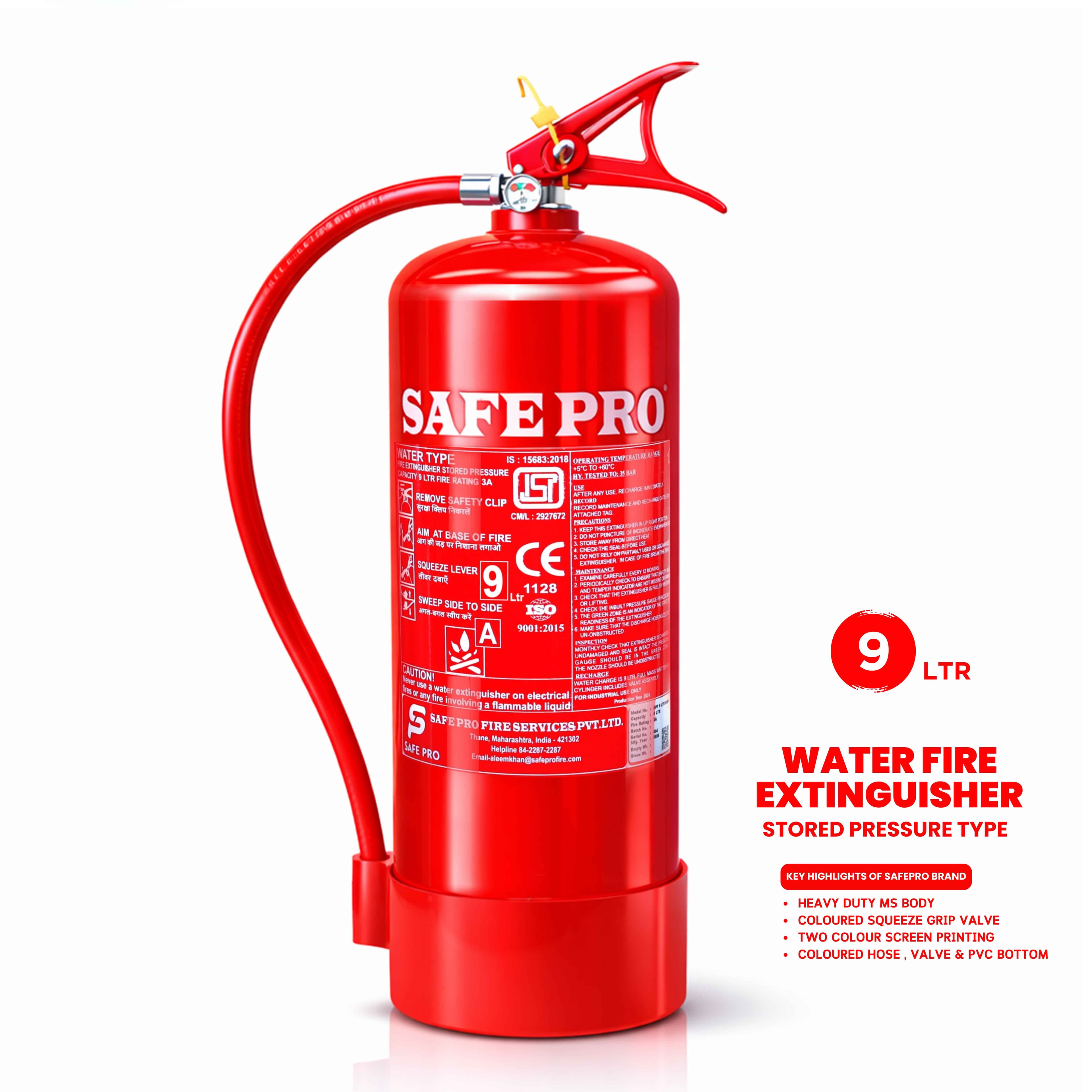Water Fire Extinguisher - 9L