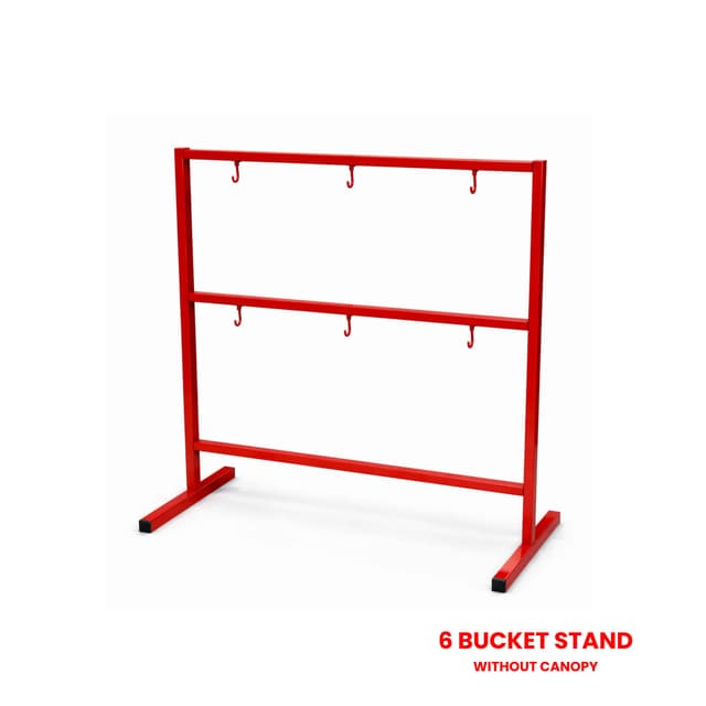 6 Bucket Stand Only Without Canopy