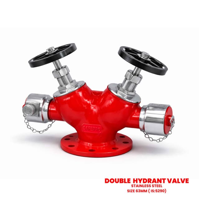 Double SS Hydrant Valve