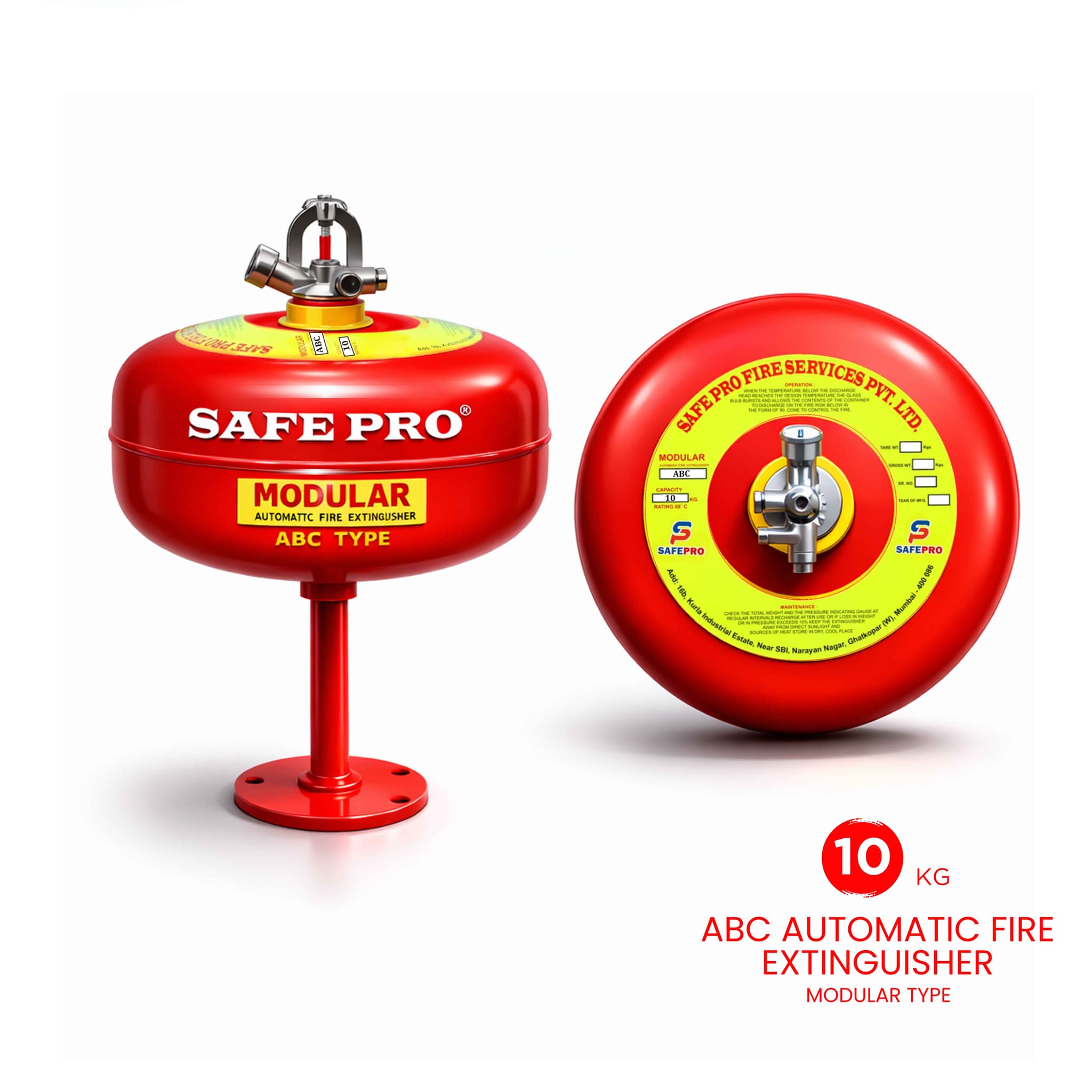Abc Modular ABC Automatic Fire Extinguisher Modular Type | Safe Pro