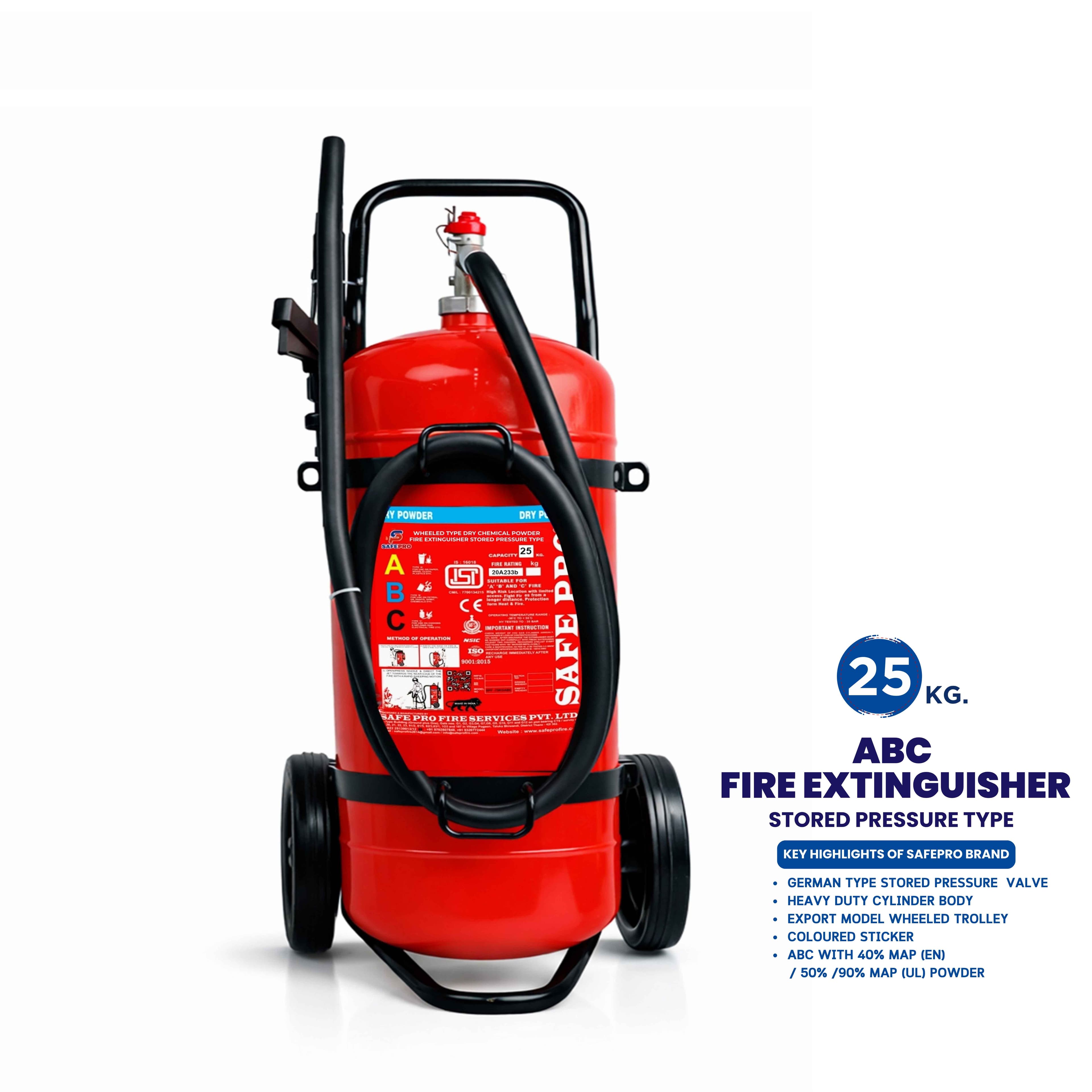 ABC Wheeled Fire Extinguisher (SP) - 25KG