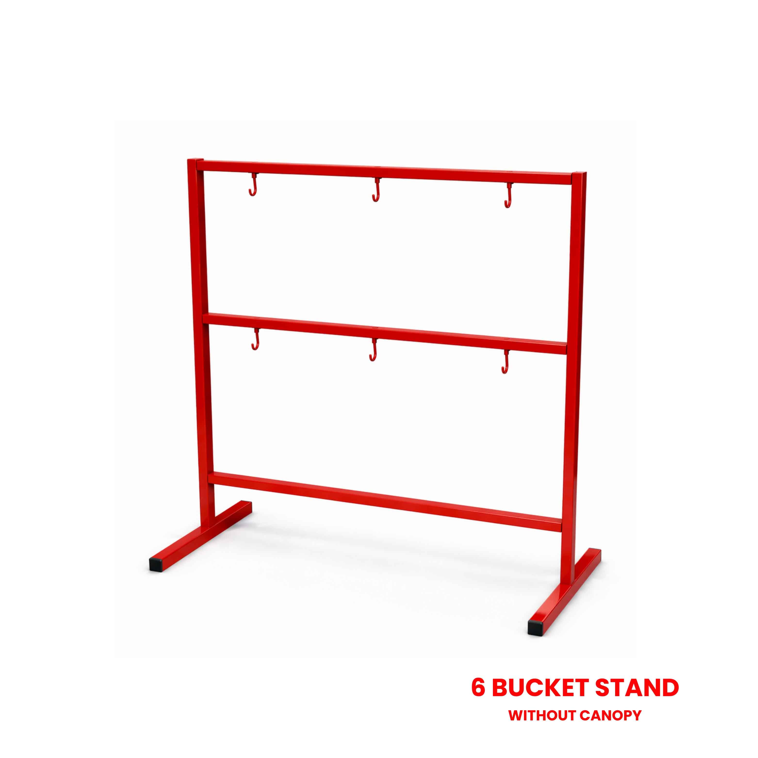 6 Bucket Stand Only Without Canopy - 6 Bucket Stand Only Without Canopy