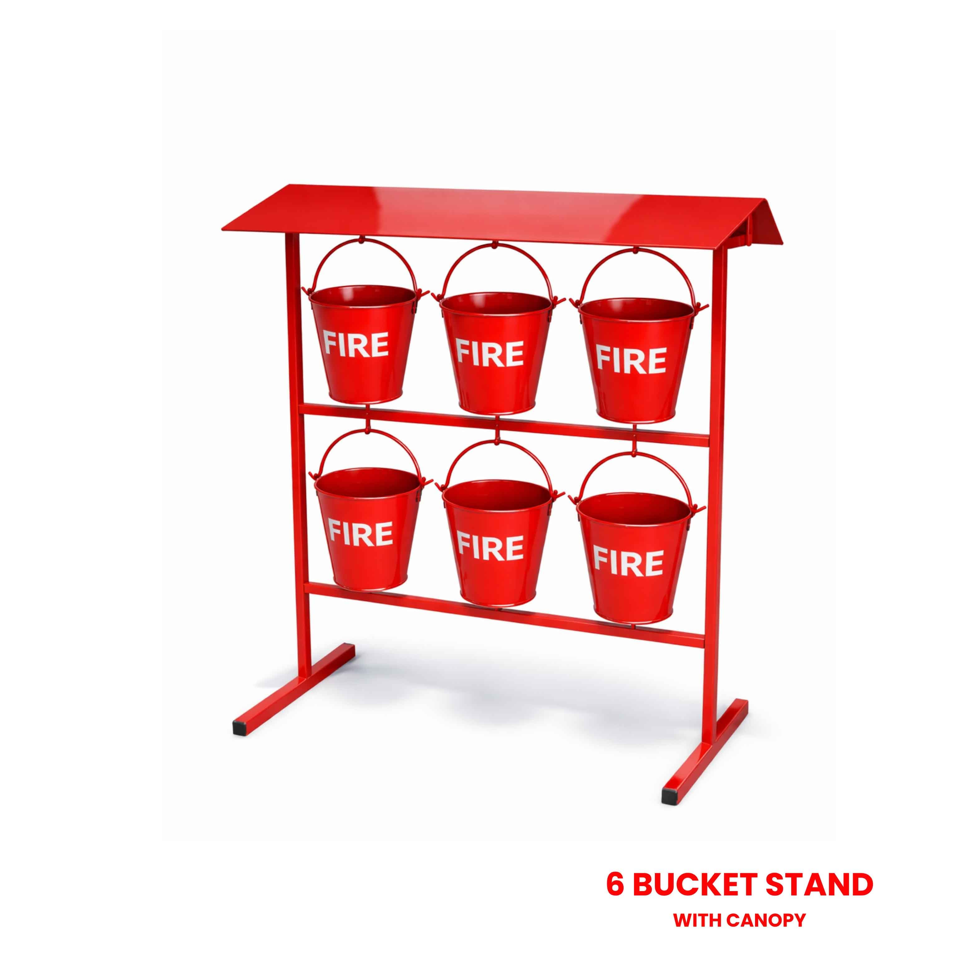 6 Bucket Stand with Canopy - 6 Bucket Stand With Canopy