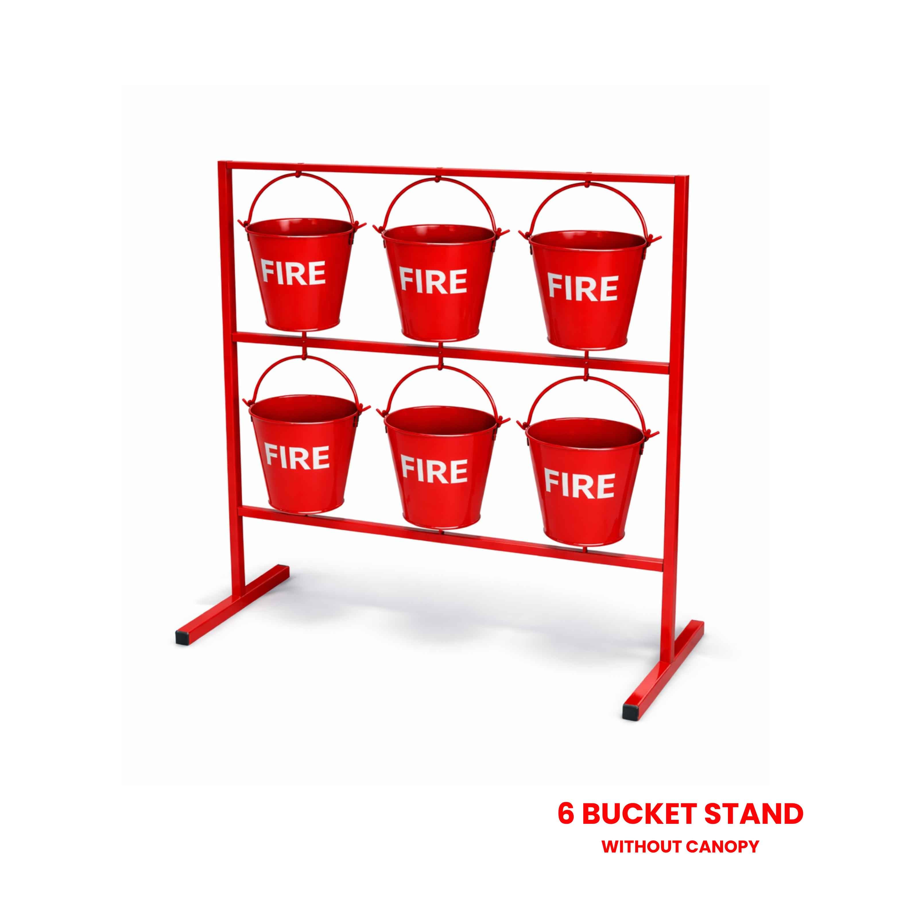 6 Bucket Stand Without Canopy - 6 Bucket Stand Without Canopy