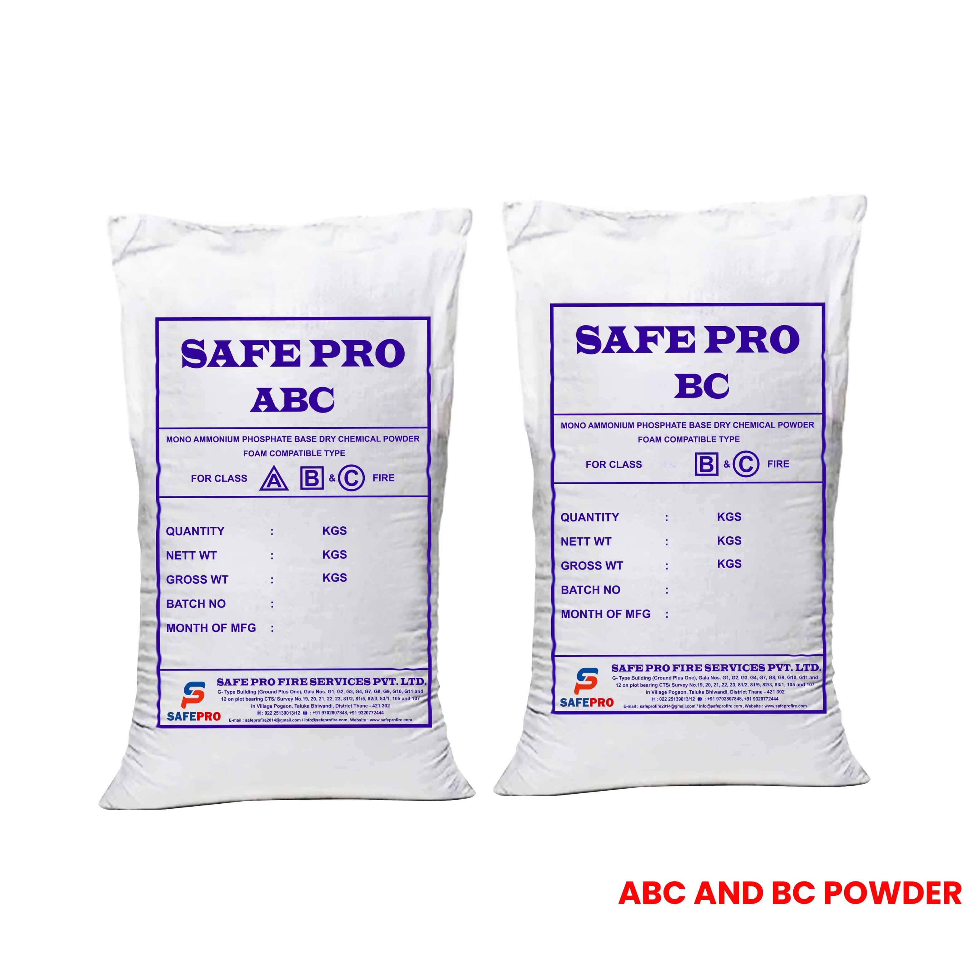 Powder Supplies - 25 KG ABC/BC