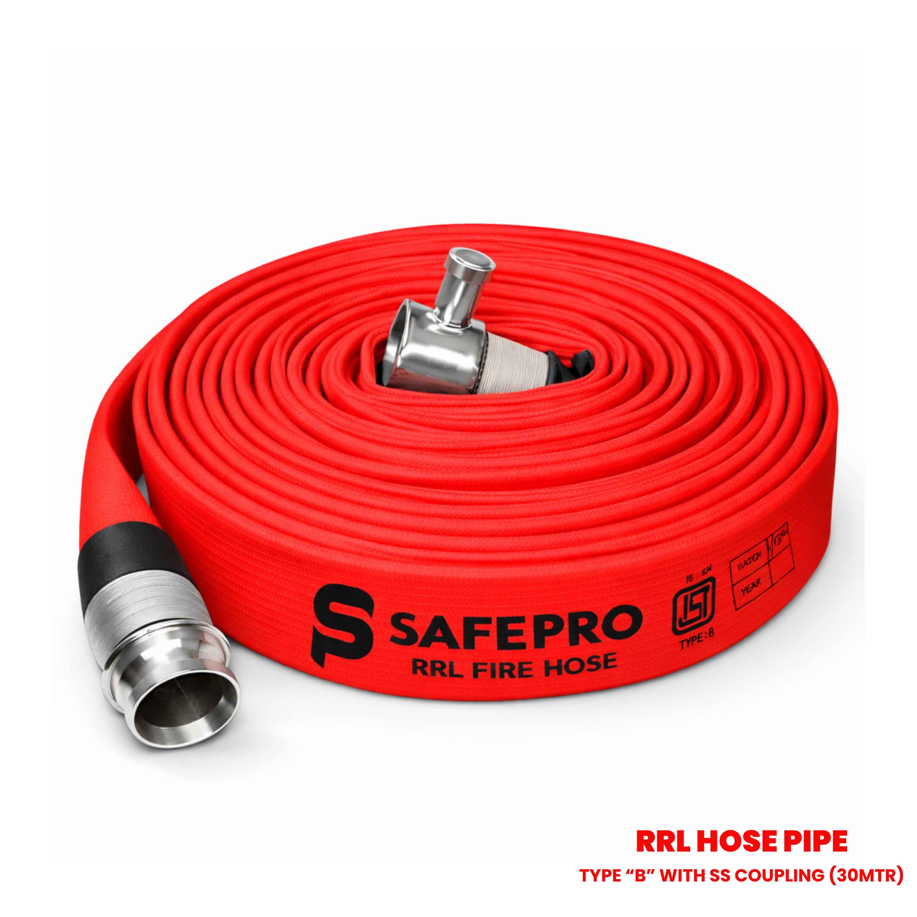RRL Hose Pipe Type B SS Coupling 30 MTR - RRL Hose Pipe Type B SS Coupling 30 MTR
