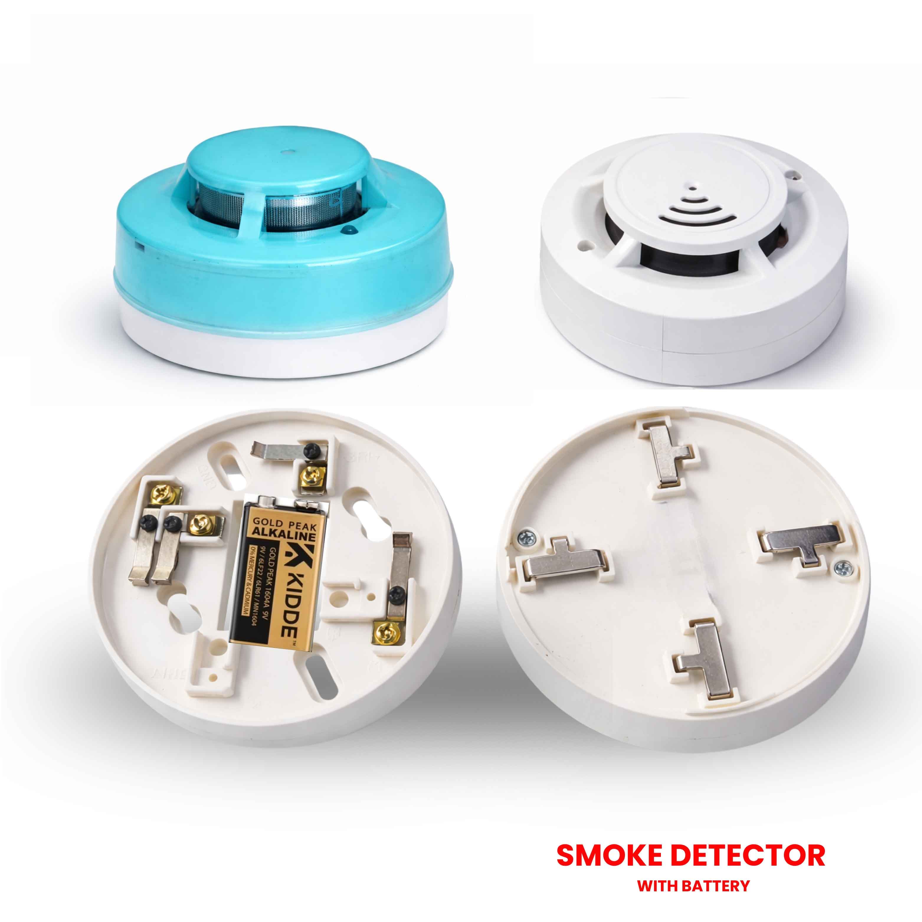 Smoke Detector with Battery - Smoke Detector with Battery