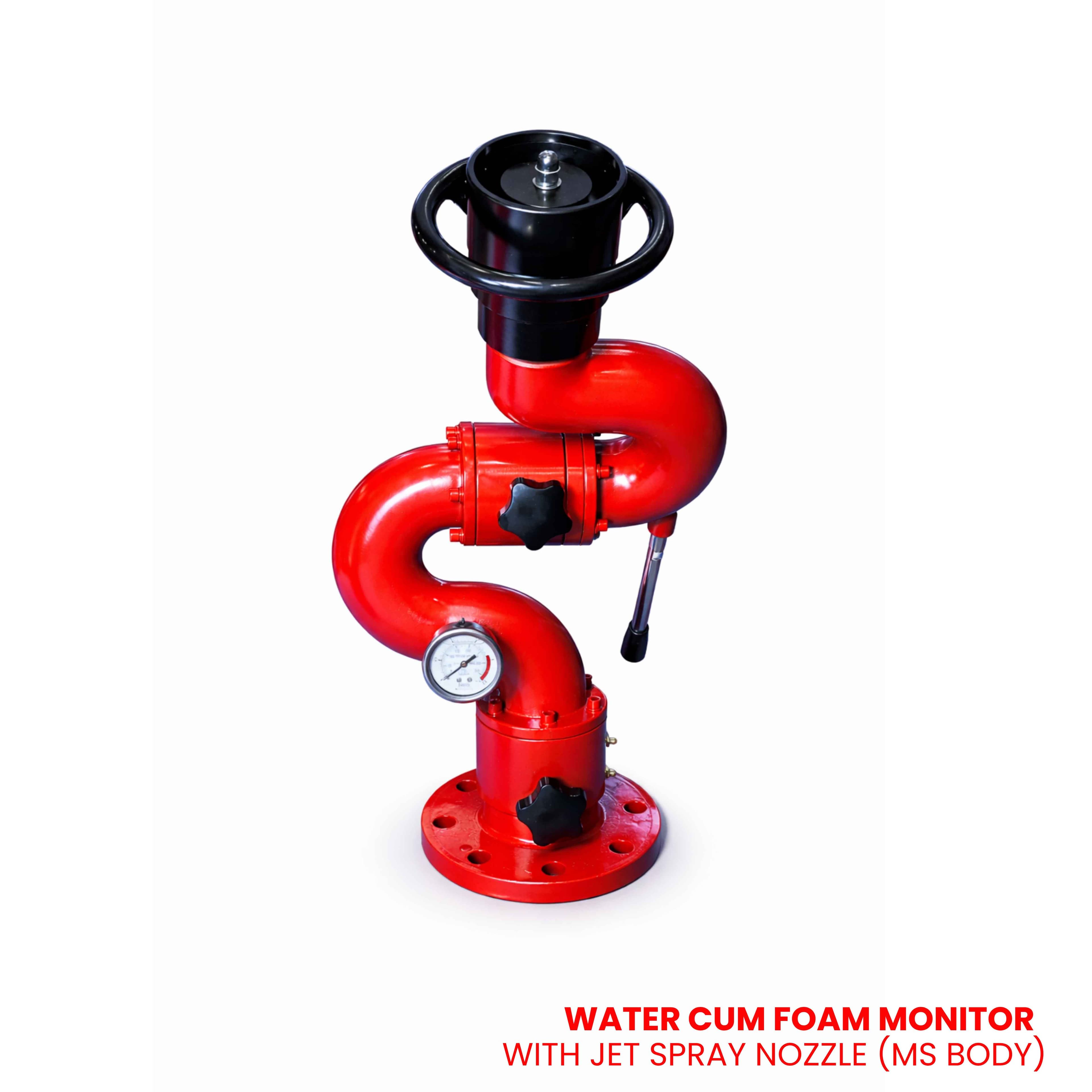 Water Cum Foam Monitor with Jet Spray MS Body - Water Cum Foam Monitor with Jet Spray MS Body